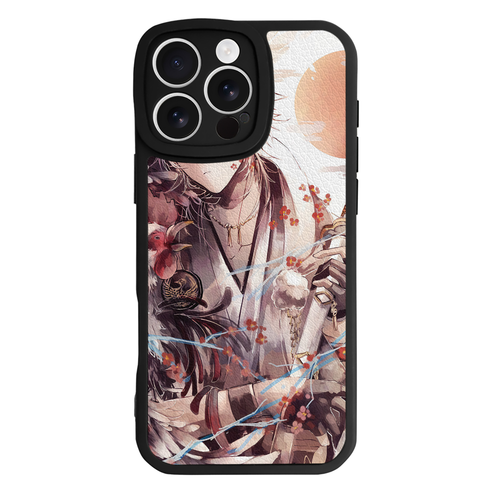 （画像用） 刀剣乱舞 Touken Ranbu 【iPhone 16シリーズ対応】シリコンスマホケース（レザー調） 材質：シリコン